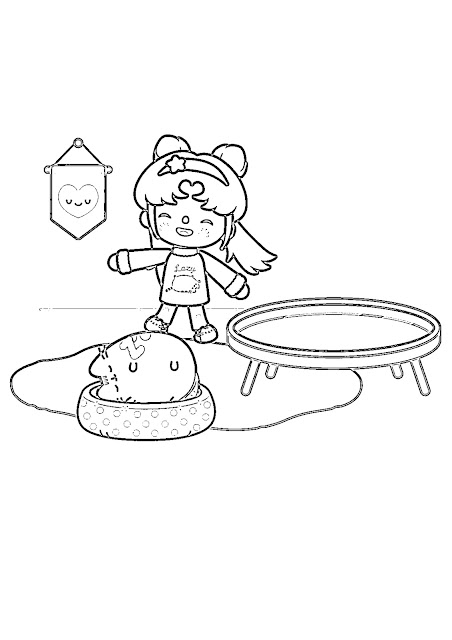 Toca Boca Coloring Pages