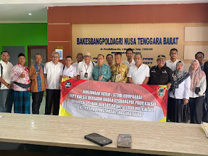 FKPT dan Kebangpol Kalsel Gelar Rapat Kerja dan Studi Komporasi ke NTB dalam Pencegahan Terorisme