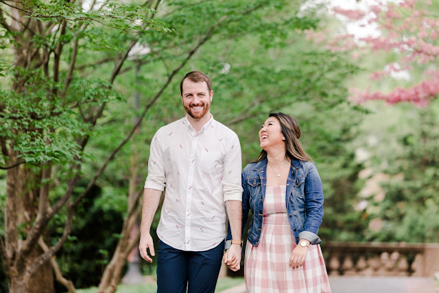 Meridian Hill Park DC Engagement Session photographed by Heather Ryan Photography