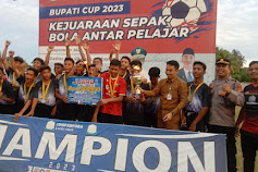 SMA Negeri 1 Idi Rayeuk Juarai Piala Bupati Cup Aceh Timur 2023, Kadispora Bidik Pemain Berkualitas  