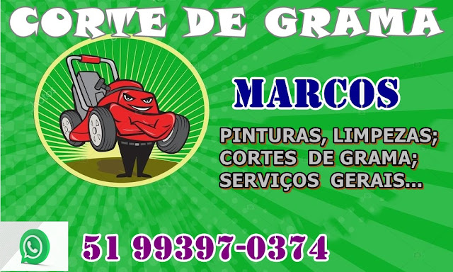 Marcos, corta grama, serviços gerais, Sapucaia do Sul