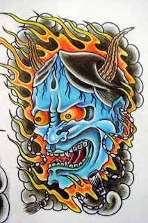 Japanese Tattoo With Image Japanese Mask Tattoos Especially Japanese Hannya Mask Tattoo Design 3