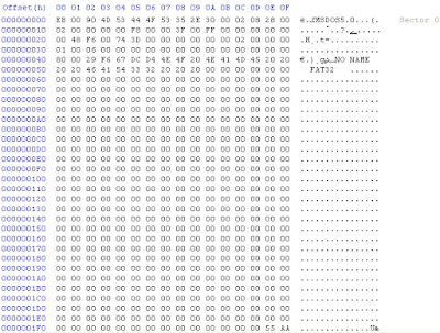 SD card read sector PIC18F4550