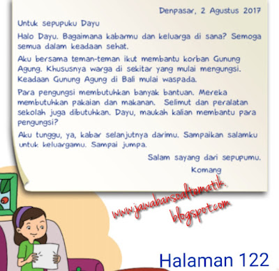 Kunci Jawaban Tema 5 Kelas 3 Halaman 122