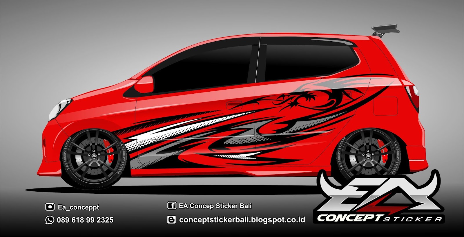 44 Populer Cutting Sticker Mobil Di Denpasar Terkini Mobilio Oto