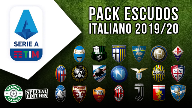 Pack Escudos Campeonato Italiano Série A | WE10 / PES6