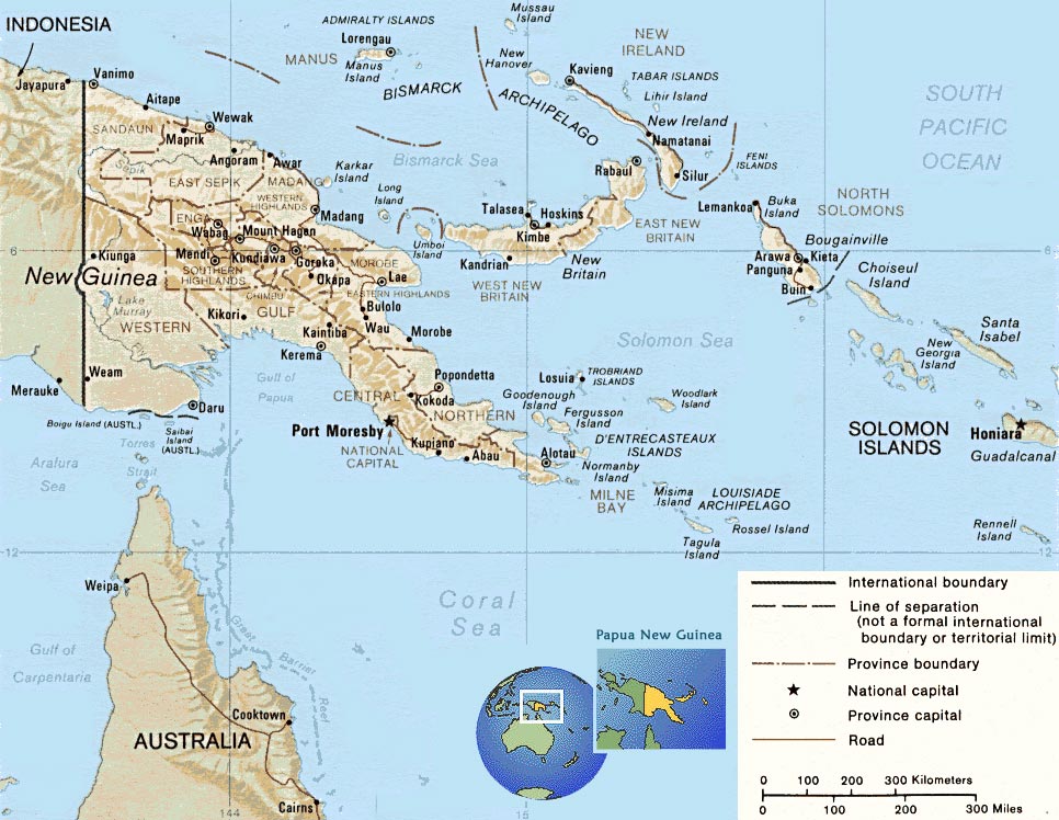 Relief Web is reporting a large loss of life in Papua New Guinea after a