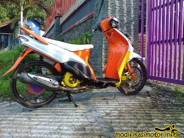 Gambar & Foto Modifikasi Motor Mio Soul, J, Sporty Terbaru 