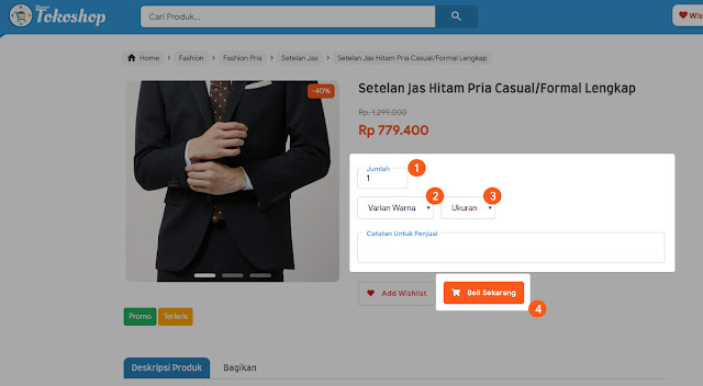 Isi Jumlah, Varian Warna, Ukuran dan Catatan