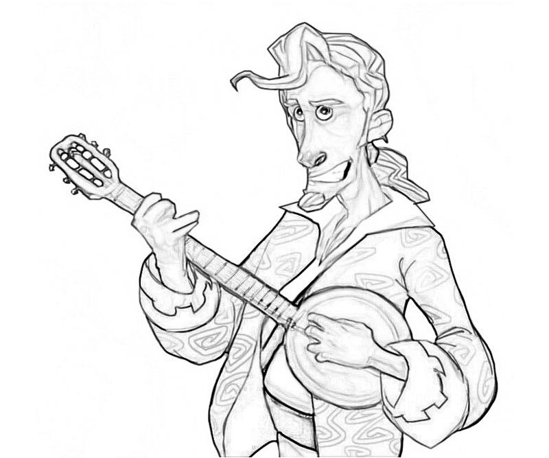 guybrush-threepwood-play-coloring-pages