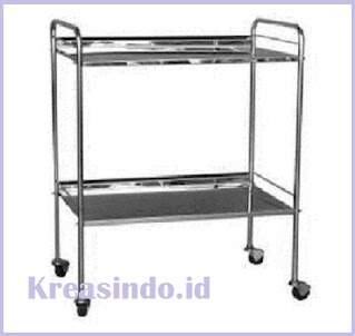 Daftar Harga Rak Stainless, Rak Buku Stainless dan Rak Trolley Stainless Terbaru