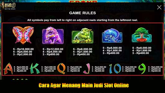 Cara Agar Menang Main Judi Slot Online