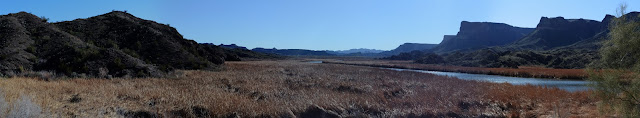 expanse of rivier flooded and filled in