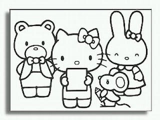 Dibujos de Hello Kitty para Pintar, parte 1