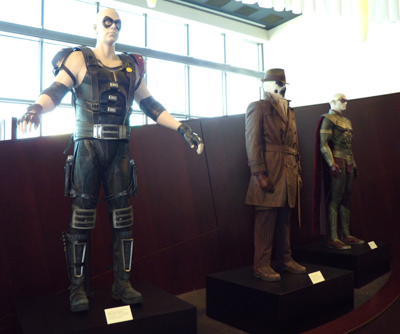 Watchmen movie costume exhibit at ArcLight Sherman Oaks