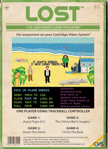 Cartaz de jogo de Atari - Lost