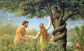 Adam, Eve, Serpent