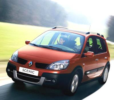 Like other Scenic the Renault Scenic Adventure has frontwheel drive 