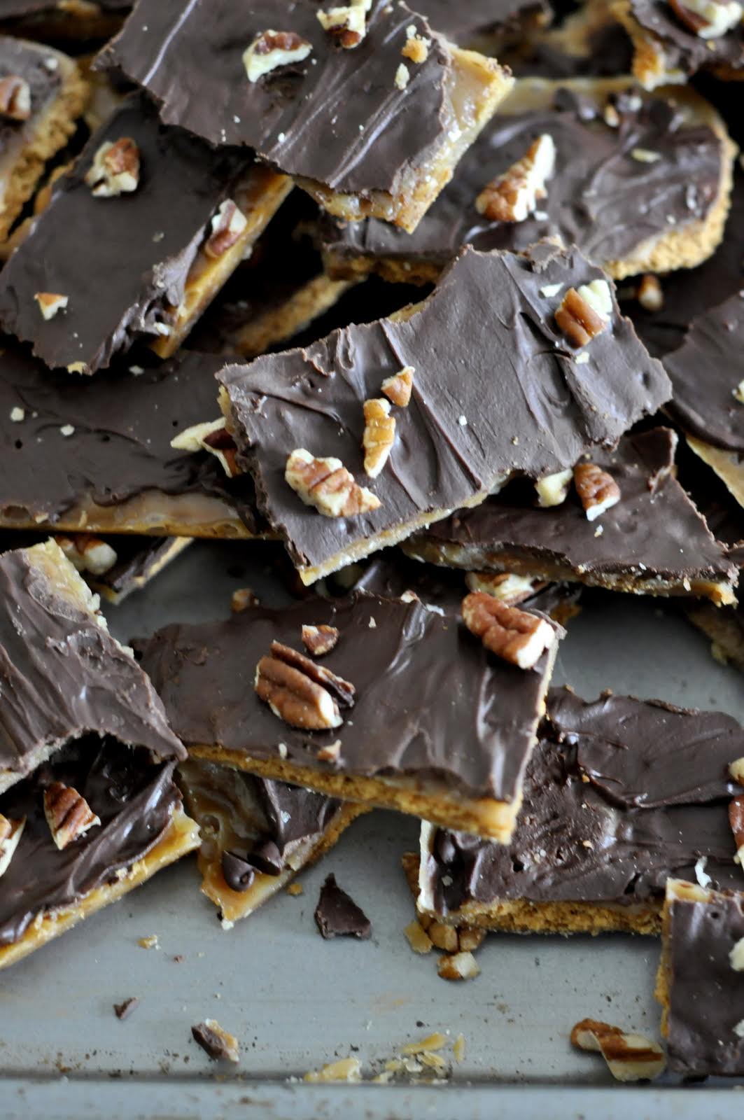 Graham Cracker Toffee | Taste As You Go