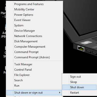Mematikan komputer windows 8.1