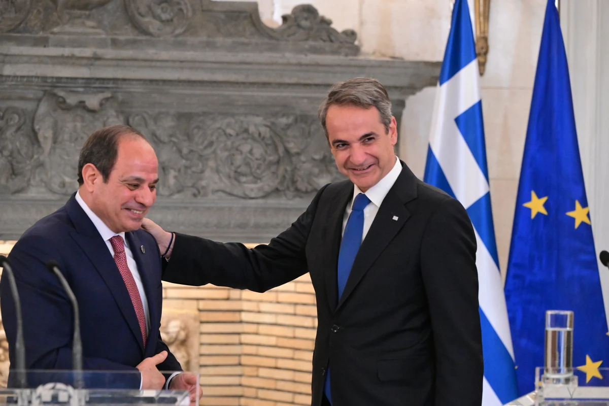 Μητσοτάκης και Αλ-Σίσι υπογράφουν τη στρατηγική εταιρική σχέση Ελλάδας – Αιγύπτου στο Μέγαρο Μαξίμου