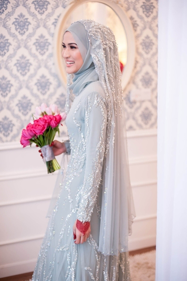  Model  Gaun  Pengantin Muslimah Simple  Tapi  Elegan 