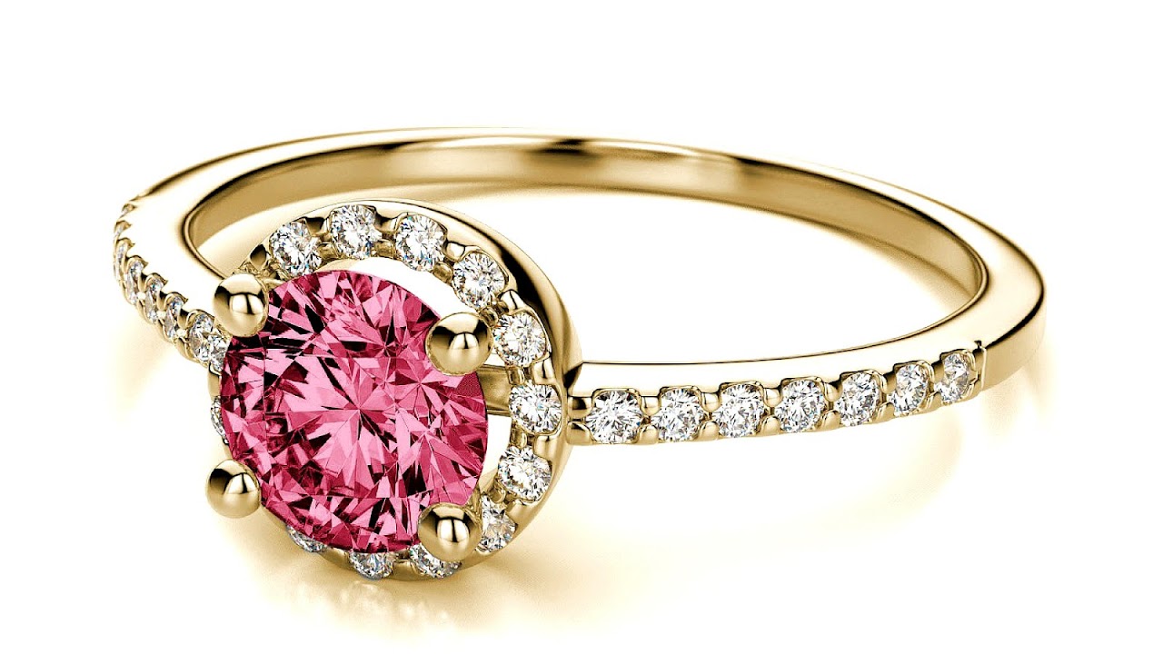 Pink Gold Diamond Rings