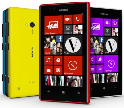harga nokia lumia 720 spesifikasi dan gambar, fitur hp wp8 terbaru seri lumia 720
