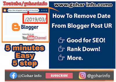 How to remove date from blogger post url,url date removel,How to remove date from WordPress  post url