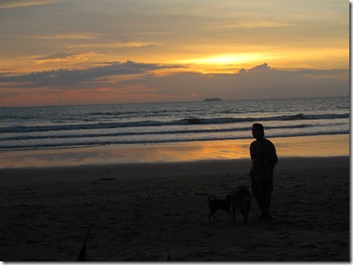 sunset Klong Dao Lanta