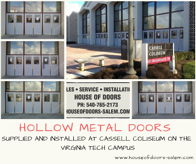 Hollow metal doors sold and installed by House of Doors - Roanoke, VA 