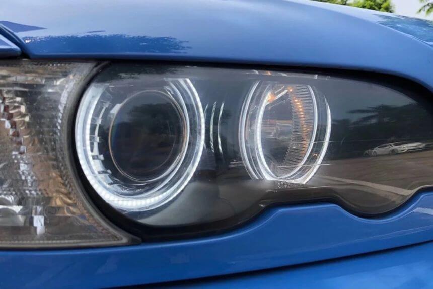 Angel Eyes Ring Crystal LED BMW E36 E38 E39 E46 PROJECTOR (2 Warna Putih dan Kuning Amber)