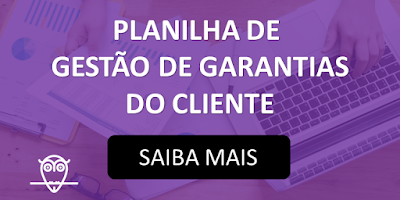 Planilha de Gestão de Garantias do Cliente em Excel