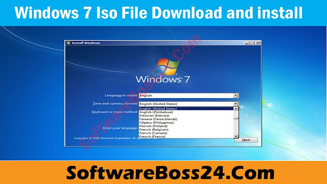 Free Download Windows 7 All ISO File (32/64-bit OS) Download Now