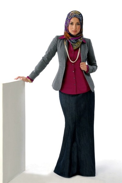 Model Baju Kerja Muslimah Terbaru 2017 dan 2018