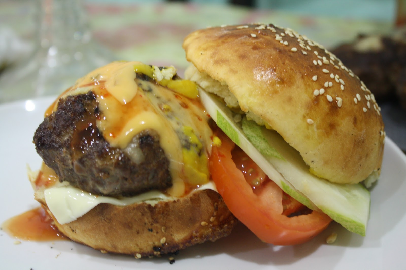 #The Beauty In Everyday Life#: Homemade burger bun and 