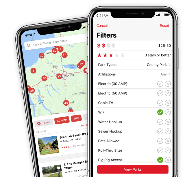Filter to Find the Perfect Campground