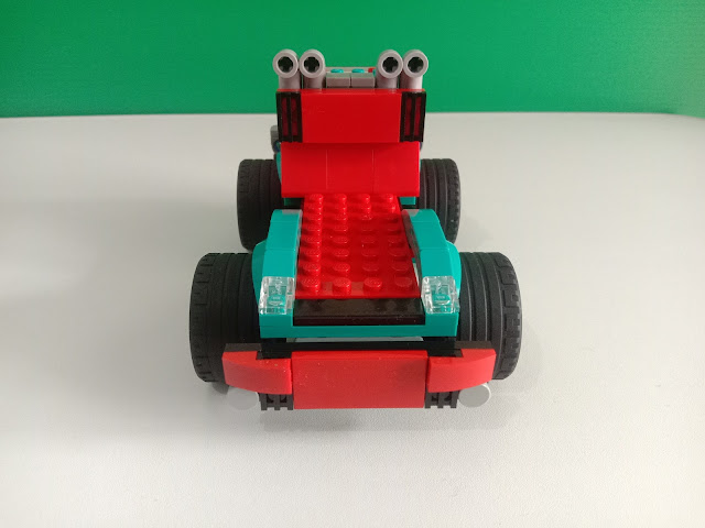 Rebuilt Lego Street Racer 31127 Rear View