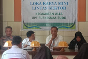 Kapolsek Alla Hadiri Loka Karya Mini Lintas Sektor UPT Puskesmas Sudu