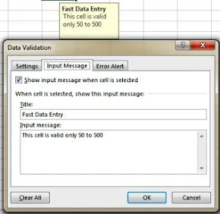 What is Data Validation and Settings