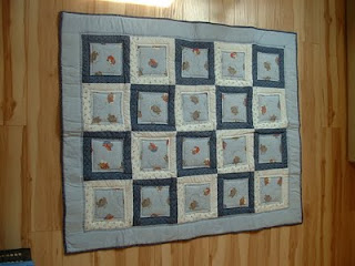 Patchwork babatakaró kisfiúnak