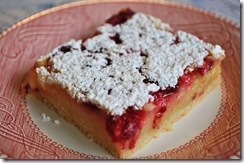 Lemon raspberry bars
