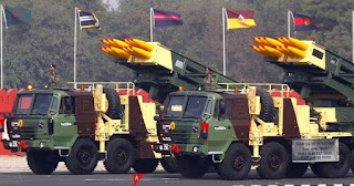 Pinaka Rocket System at Army Day parade