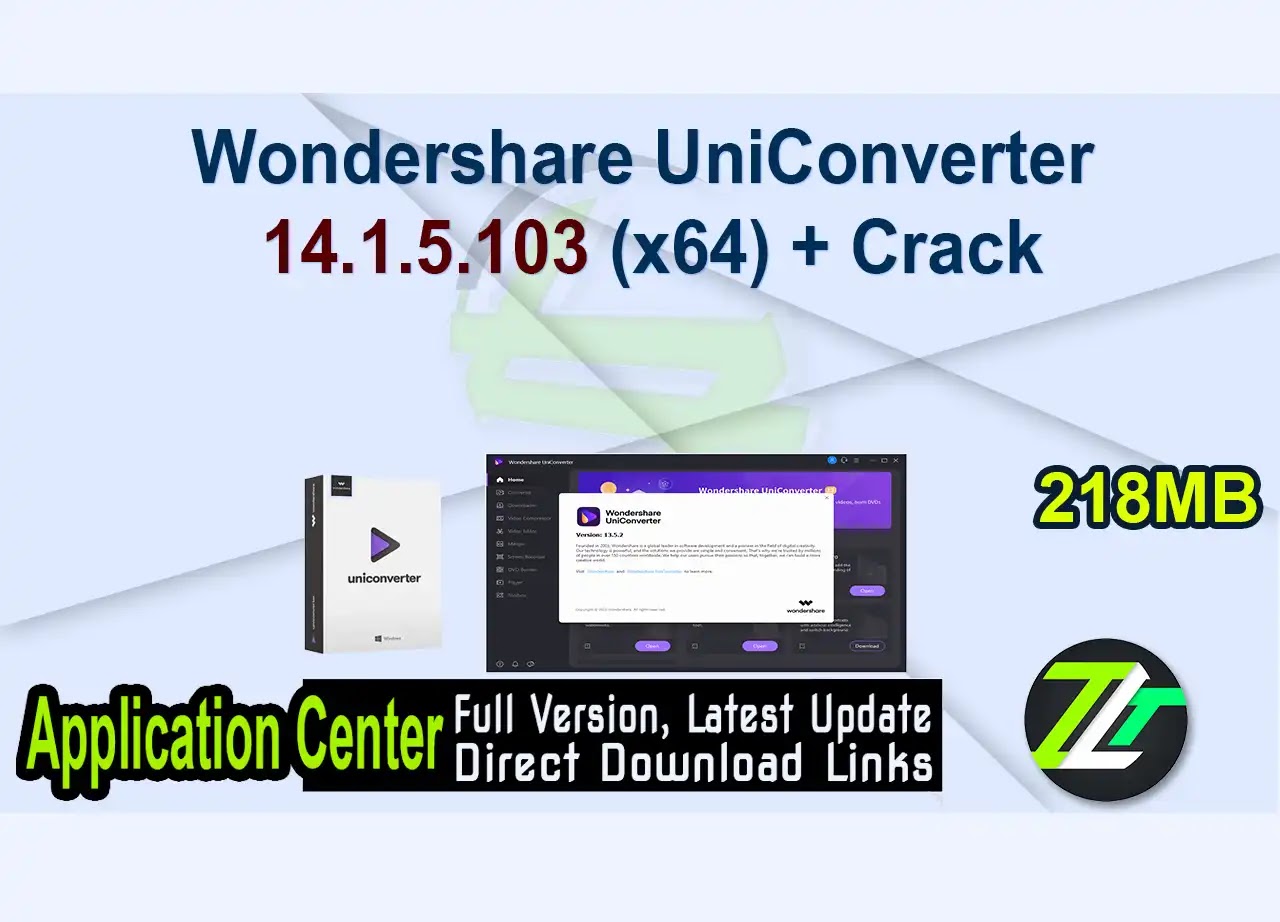 Wondershare UniConverter 14.1.5.103 (x64) + Crack