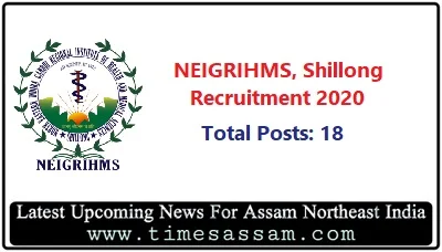 NEIGRIHMS, Shillong Job