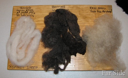 Hands on Sheep wool