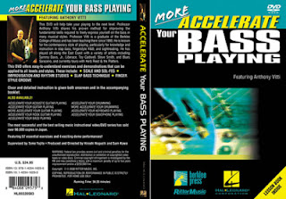 Dvd Belajar Bass : Anthony Vitti - Accelerate Your Bass Playing, jual dvd bass, belajar bass, lesson bass, tutorial bass,