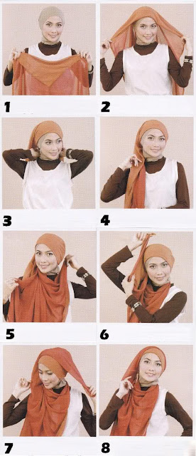 Tuntunan Muslimah: Cara Memakai Jilbab Modern