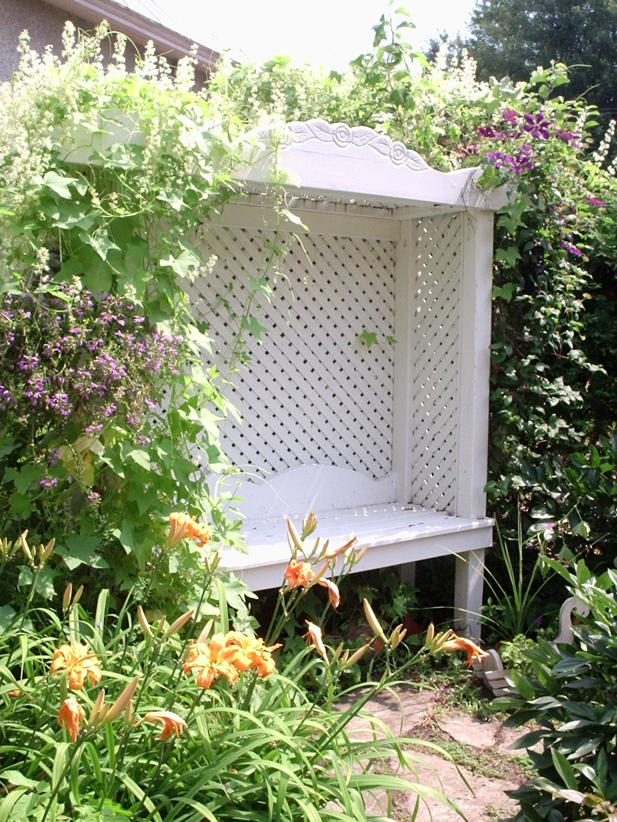 woodworking garden bench