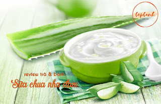 Các bước làm sữa chua nha đam ngon mát không đá dăm